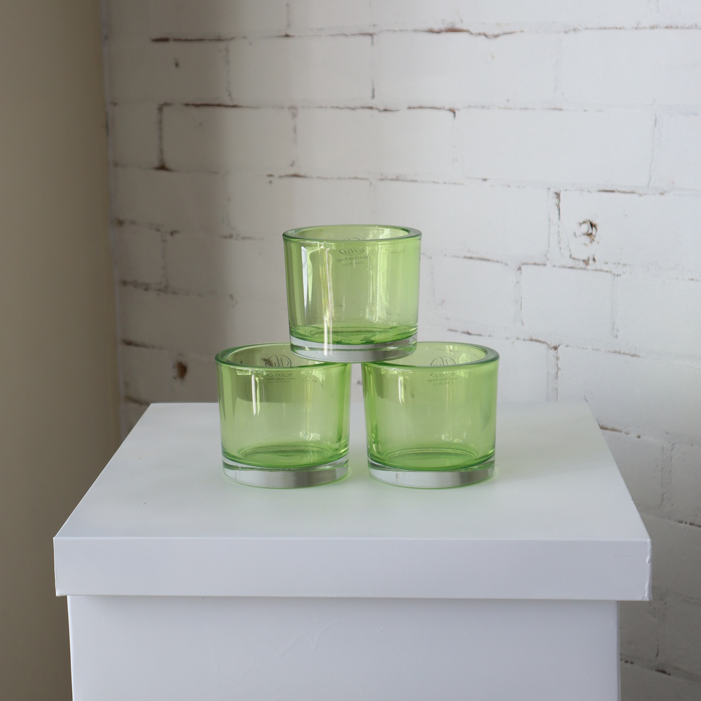 Glass Cup Tea Light Holder