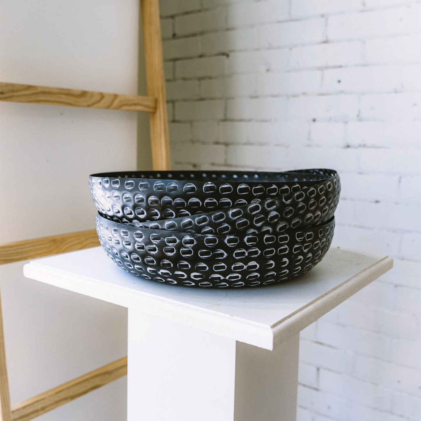 Black Metal Bowl