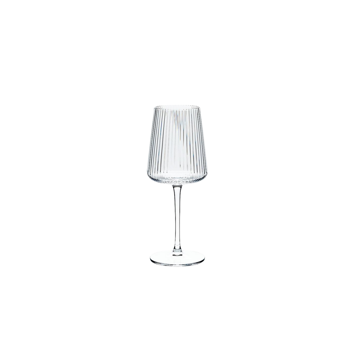 Optic Wine Glass - Ribbed