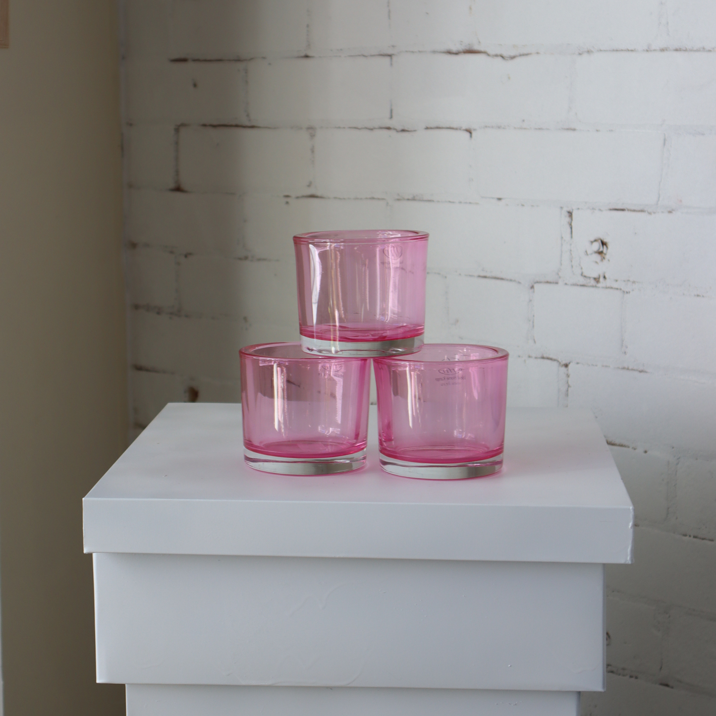 Glass Cup Tea Light Holder