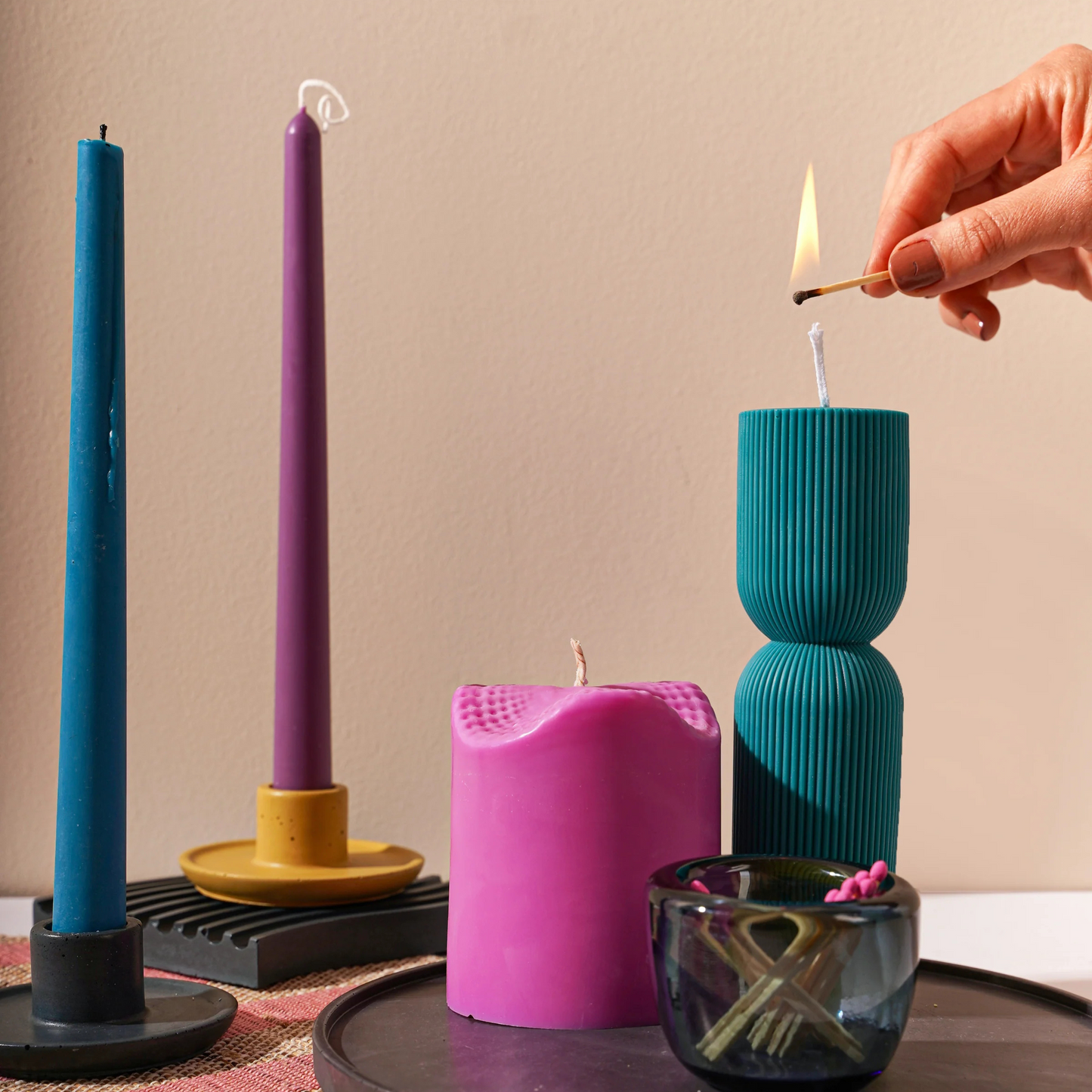 Taper Candles - Mulberry