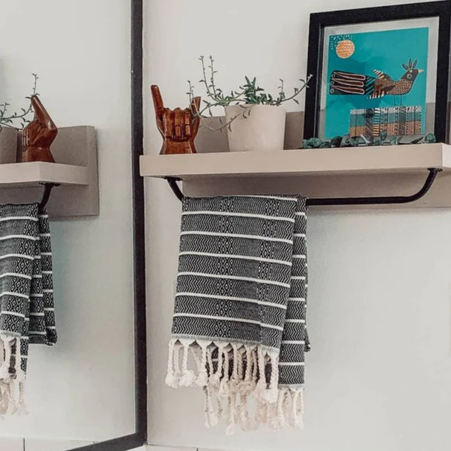 Bamboo Hand Towel - Monochrome