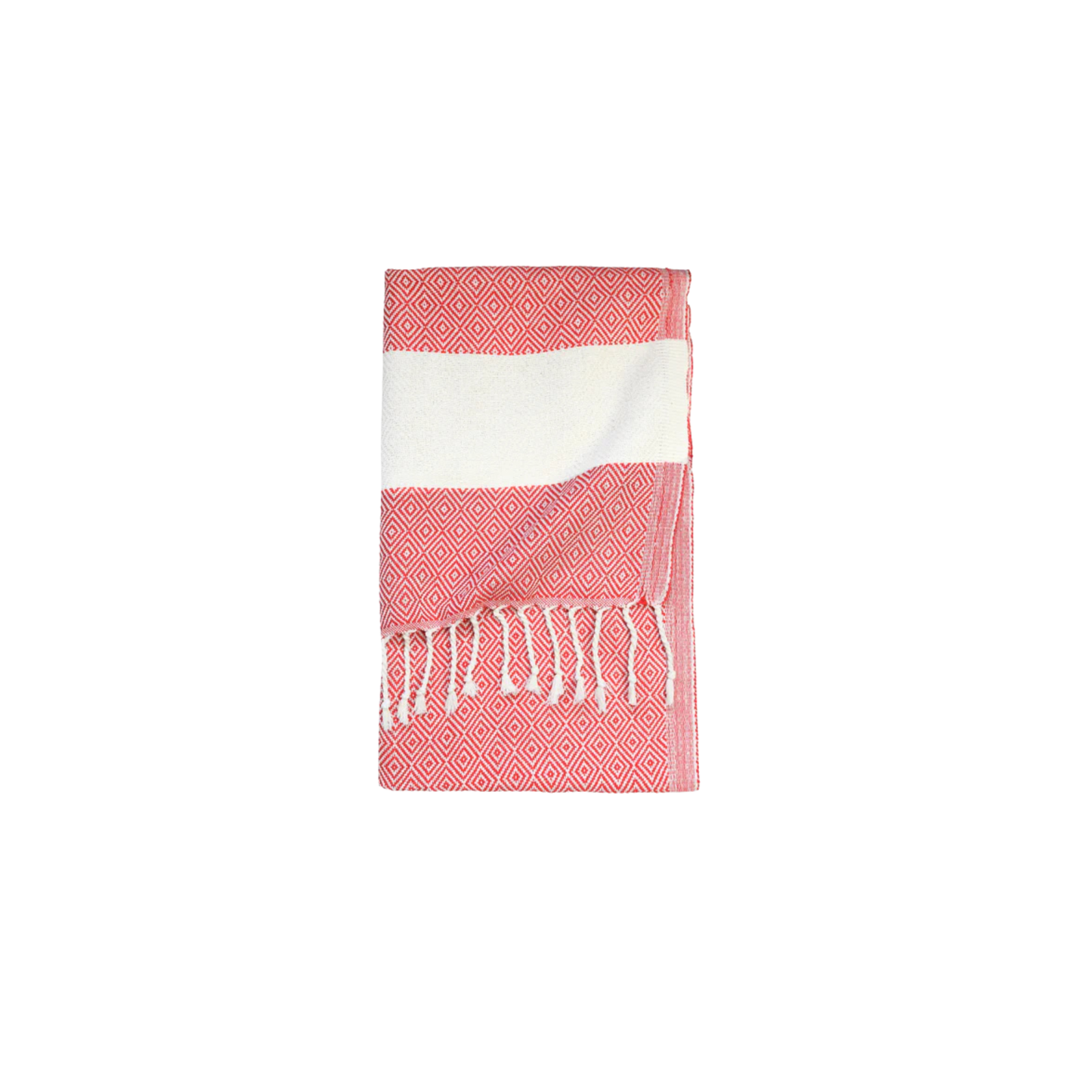 Diamond Hand Towel - Red