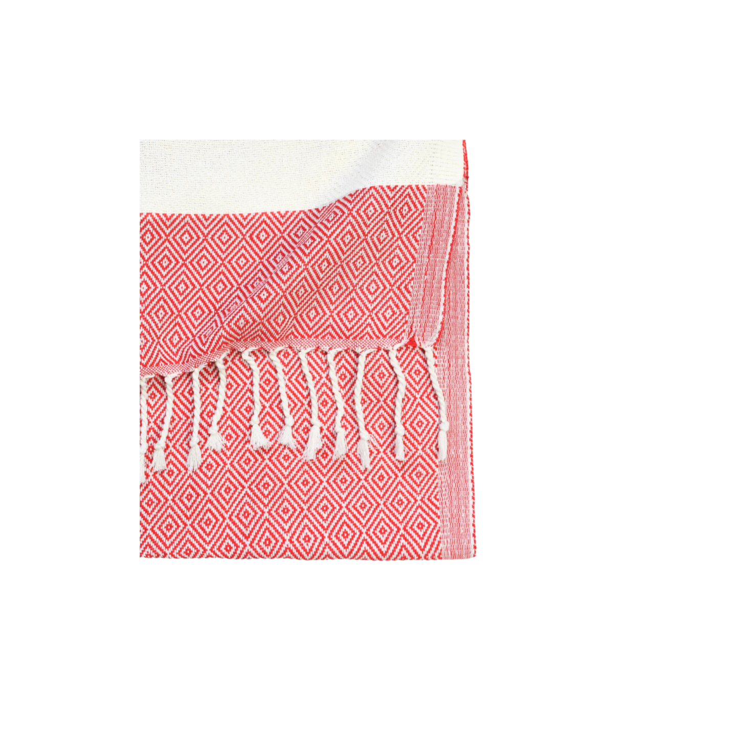 Diamond Hand Towel - Red
