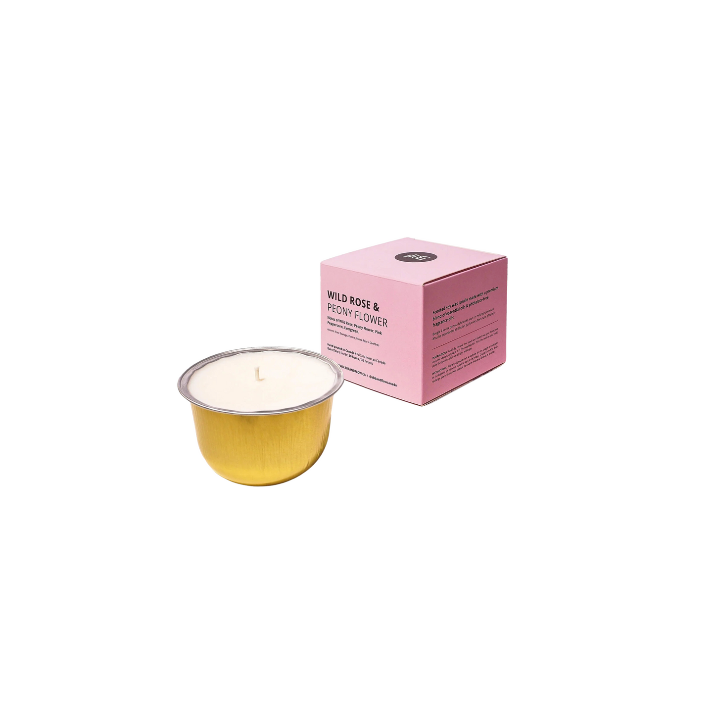 CandlePod Soy Wax Refill - Wild Rose/Peony