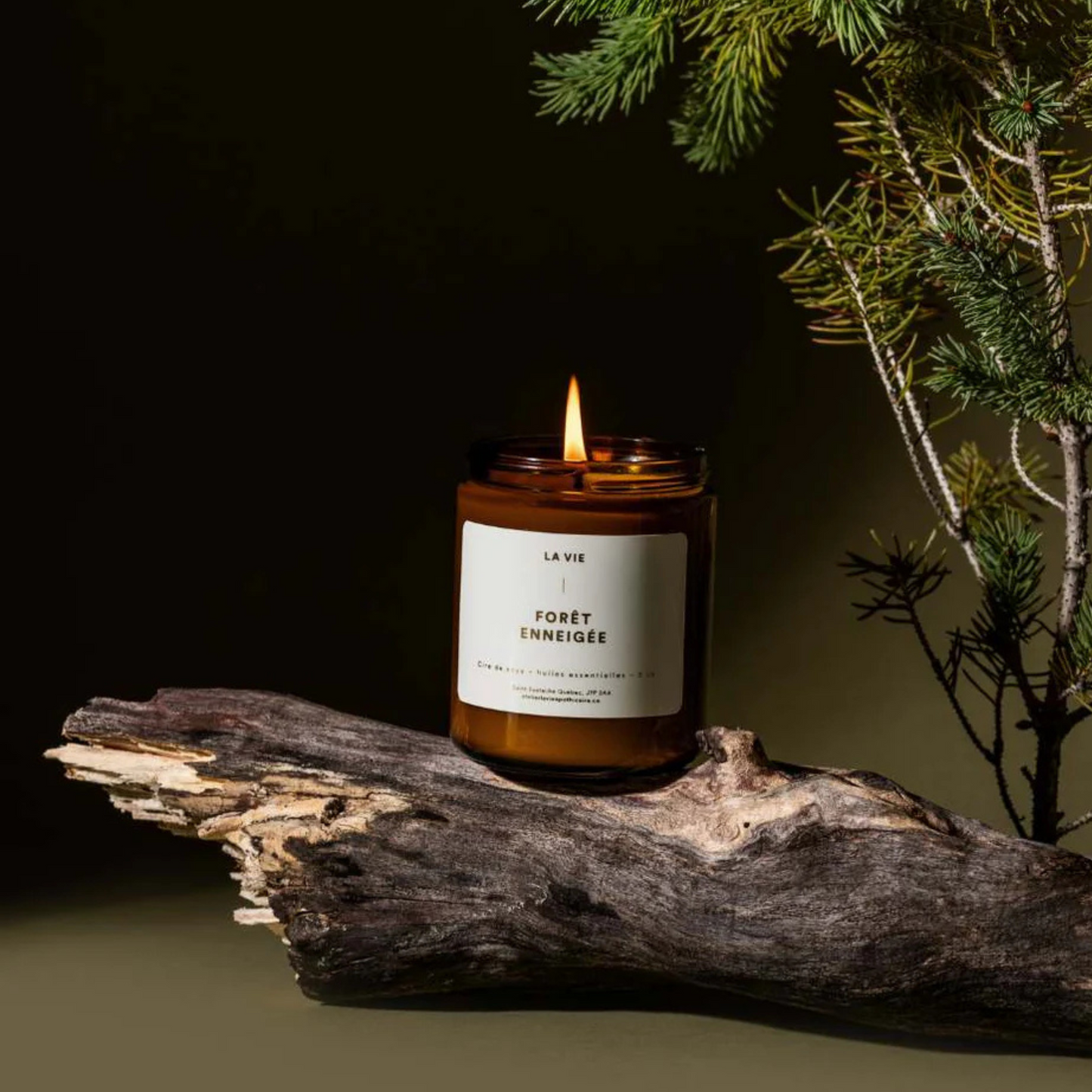 Forêt Enneigée Candle