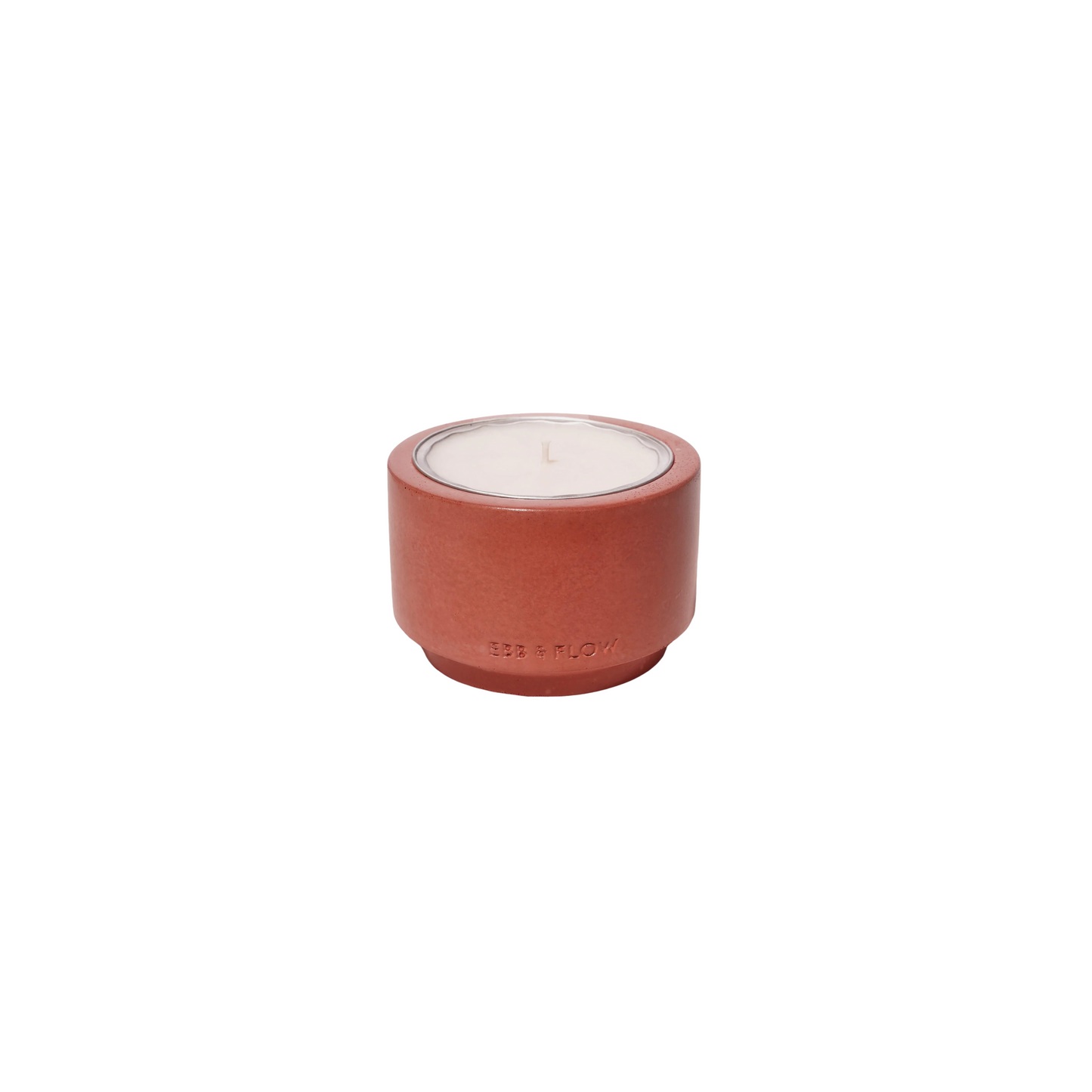 Refillable Concrete Candle - Wild Rose/Peony