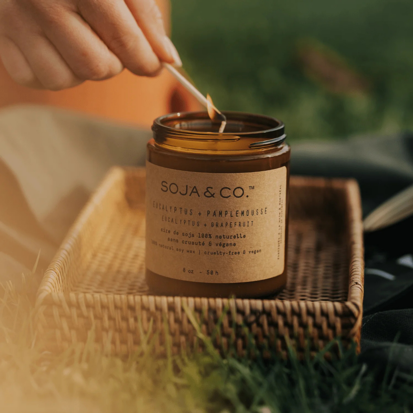 SOJA&CO Candle - Eucalyptus + Grapefruit