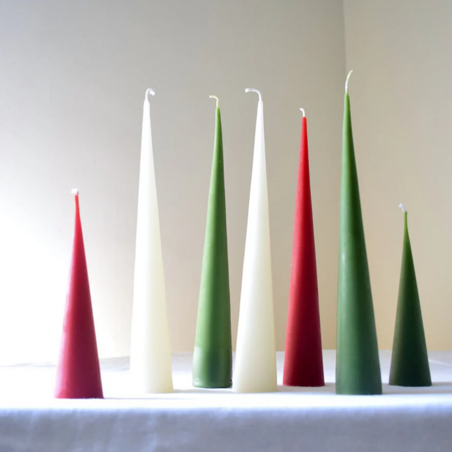 Cone Beeswax Candles