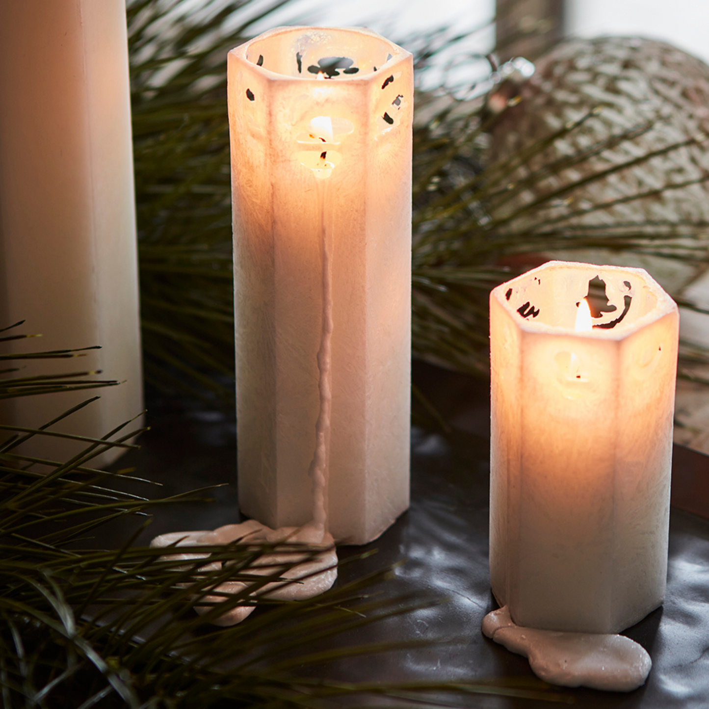 Spider Web Candle