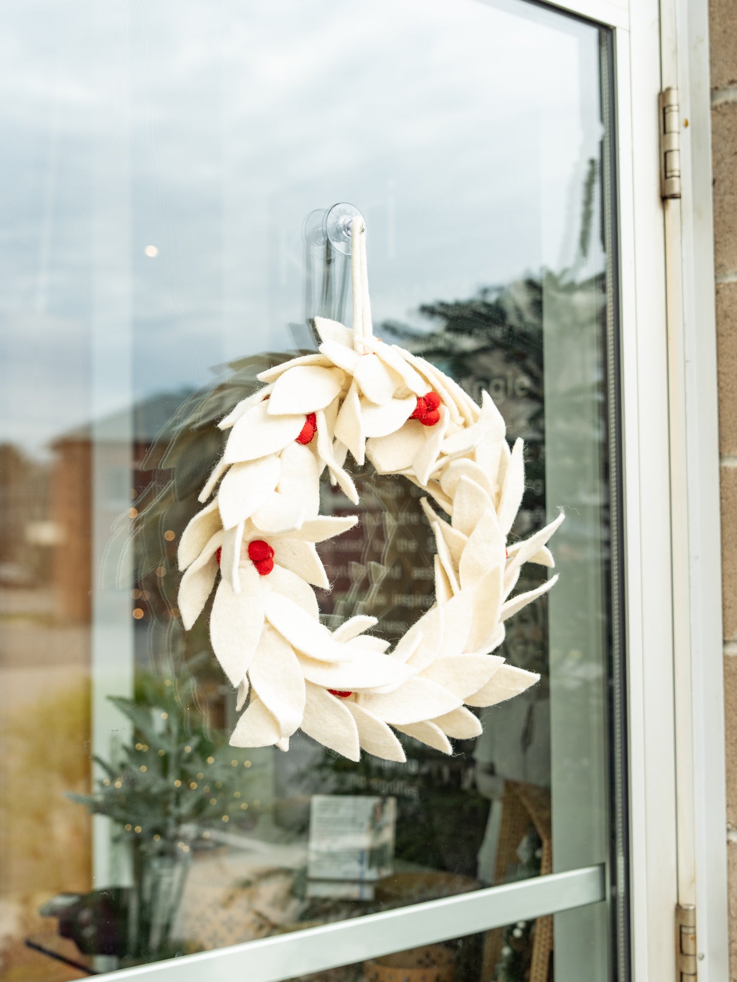 The Winding Roads - Felt Hanging Wreath