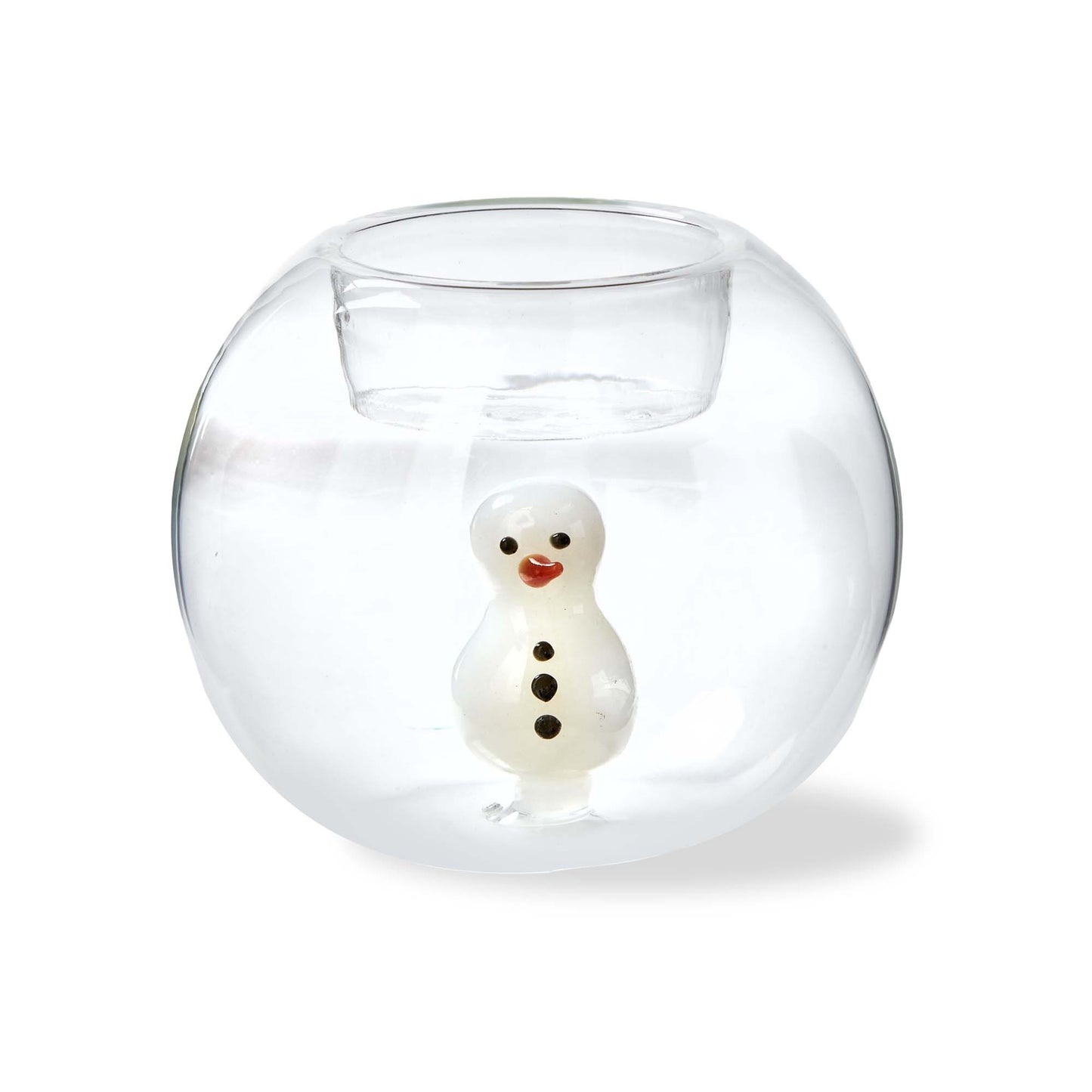 Snowman Globe Tealight Holder