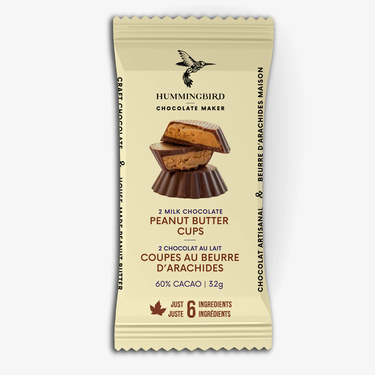 Hummingbird Chocolate- Milk Peanut Butter Cups