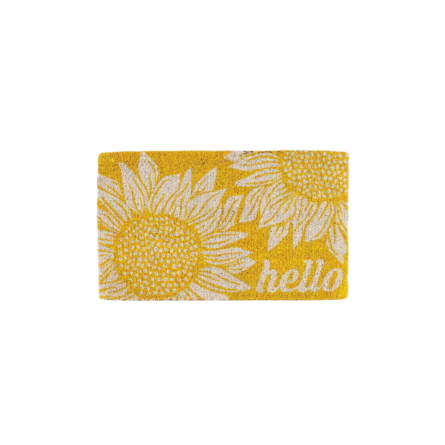 Sunflower "Hello" Doormat