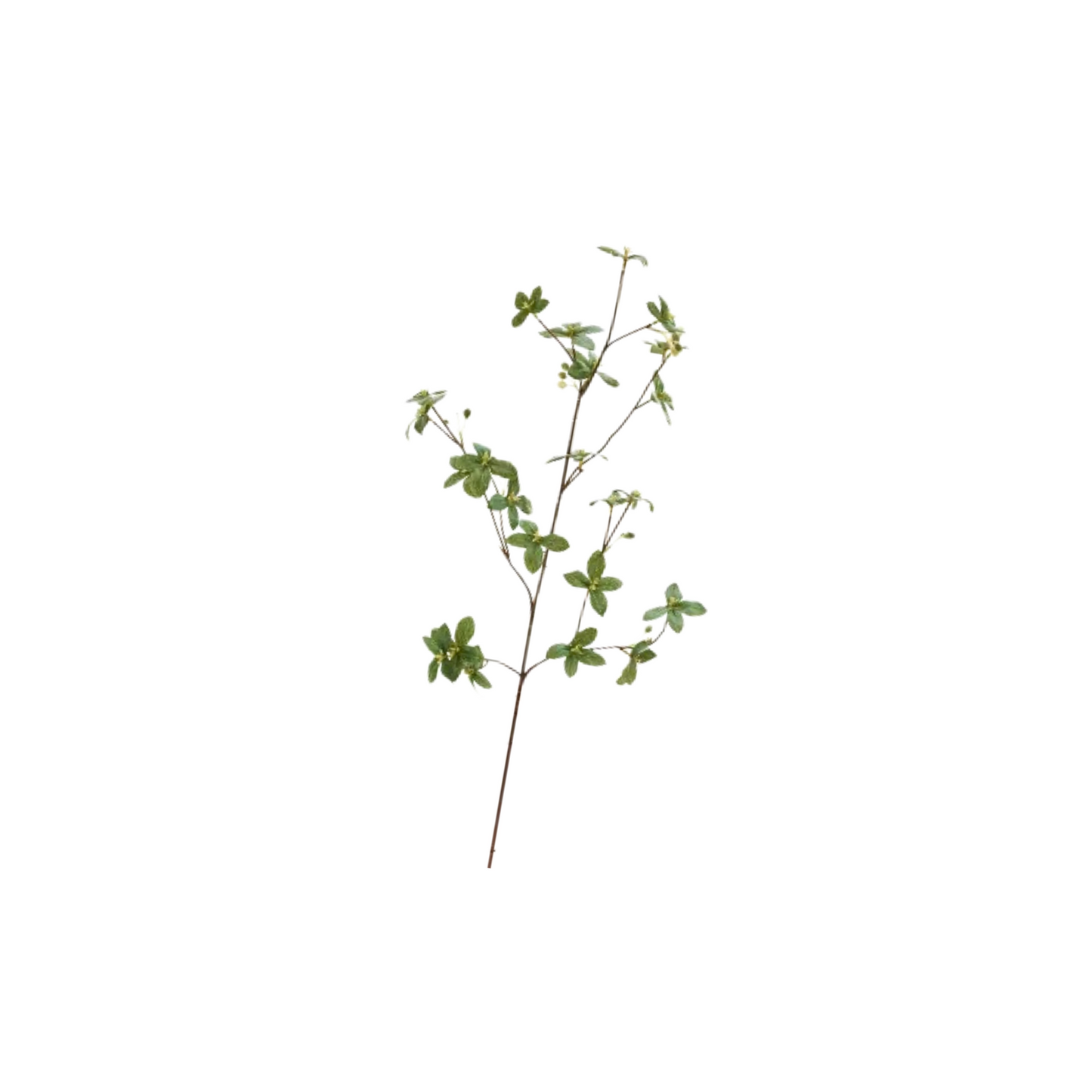 Faux Leaf Stem - 7"