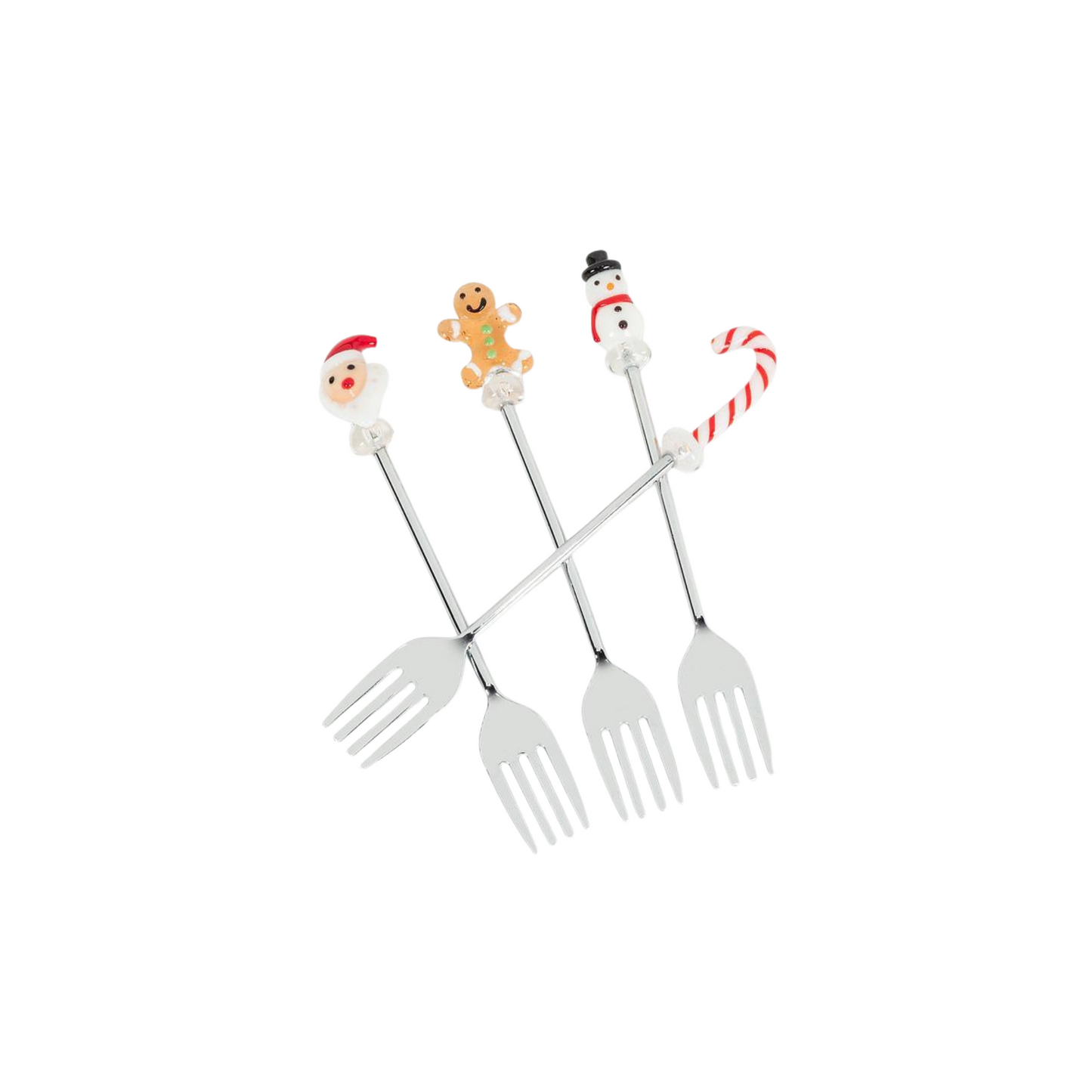 Holiday Icon Cocktail Forks - Set of 4