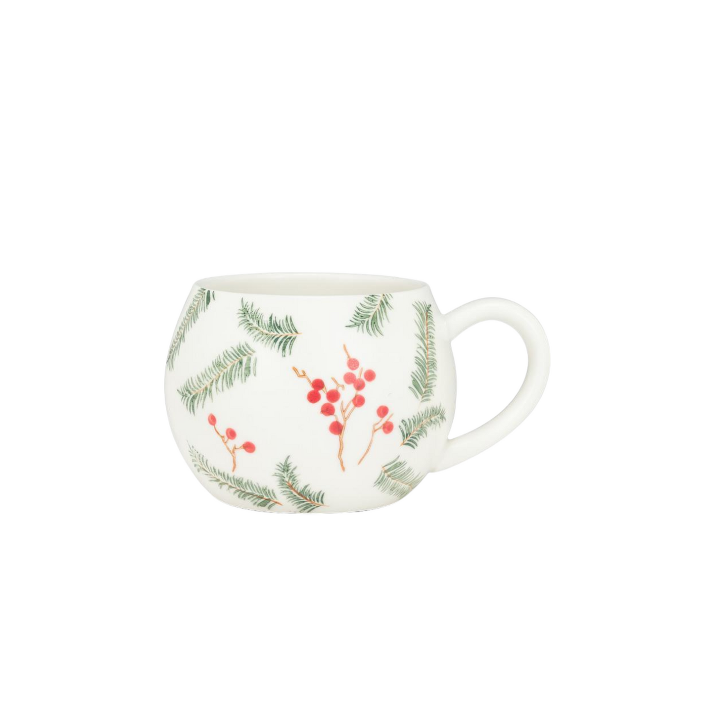 Pine & Berries Ball Mug
