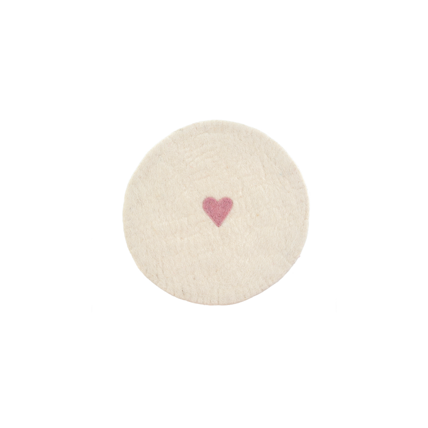 Felt Heart Round Placemat