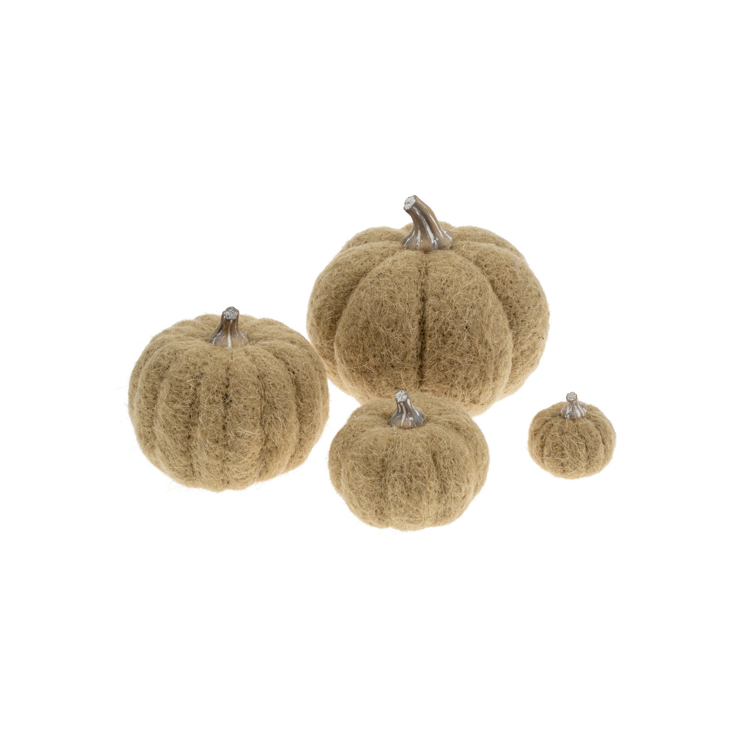 Felt Pumpkins - Moss