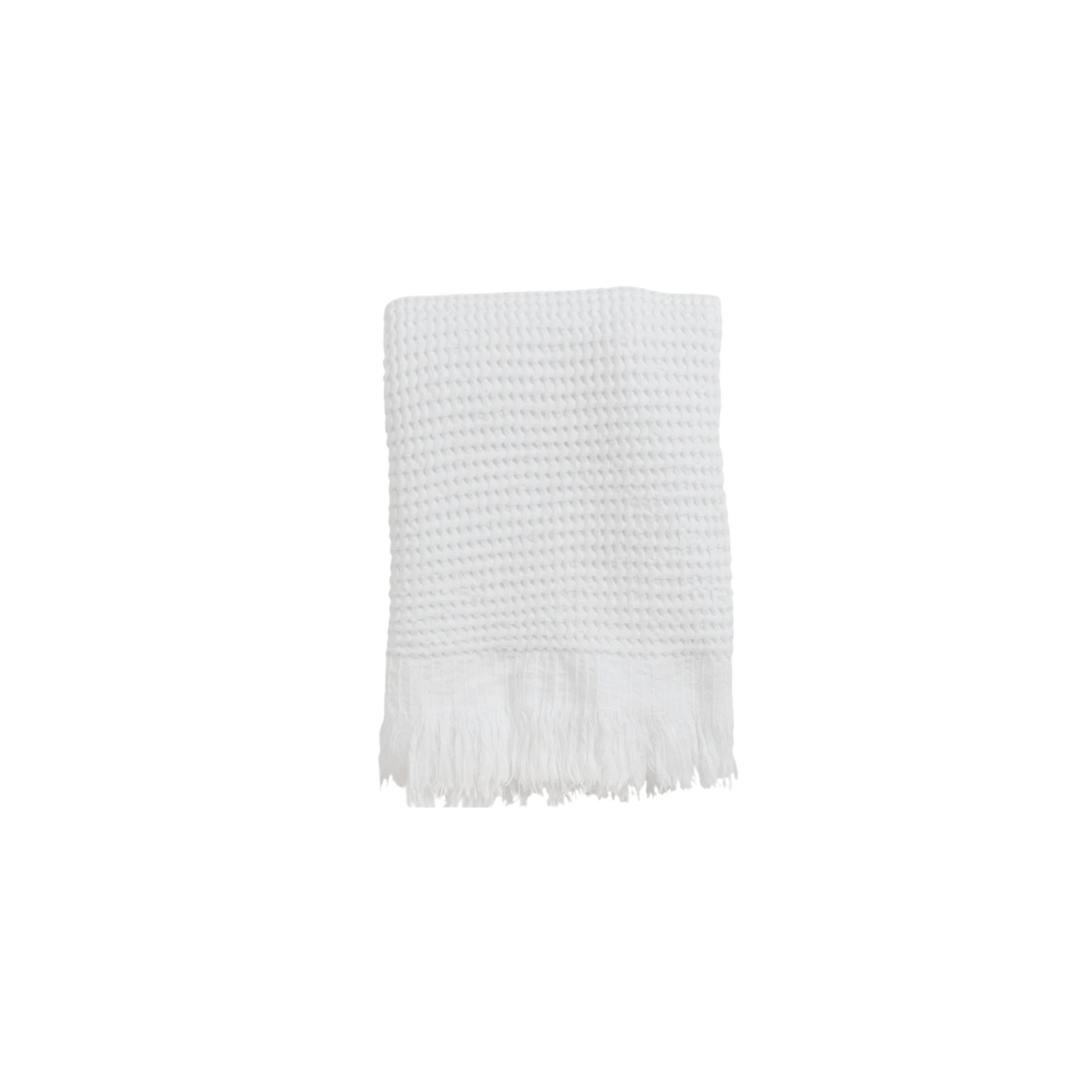 Hand Towel - Wave - White