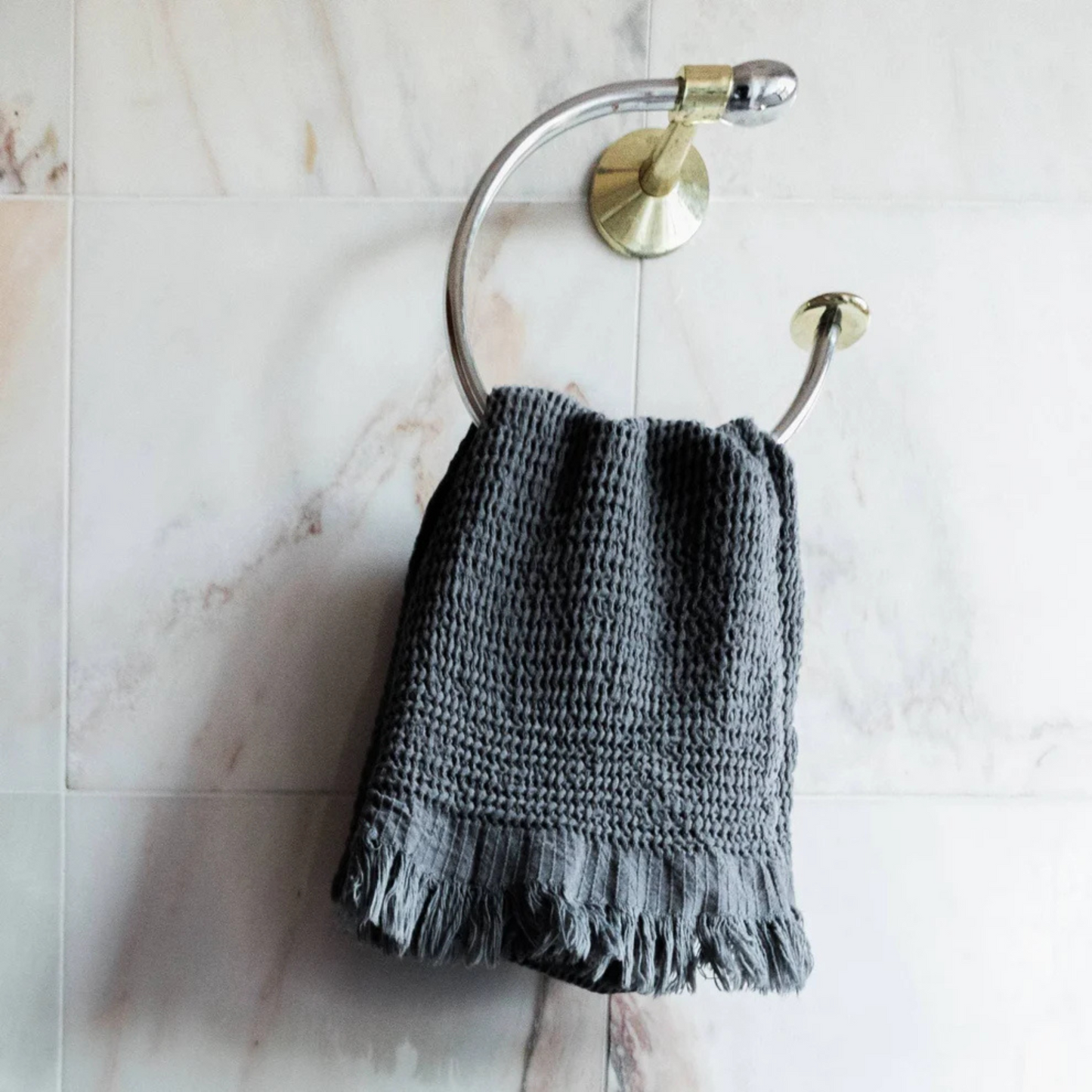 Hand Towel - Wave - Charcoal
