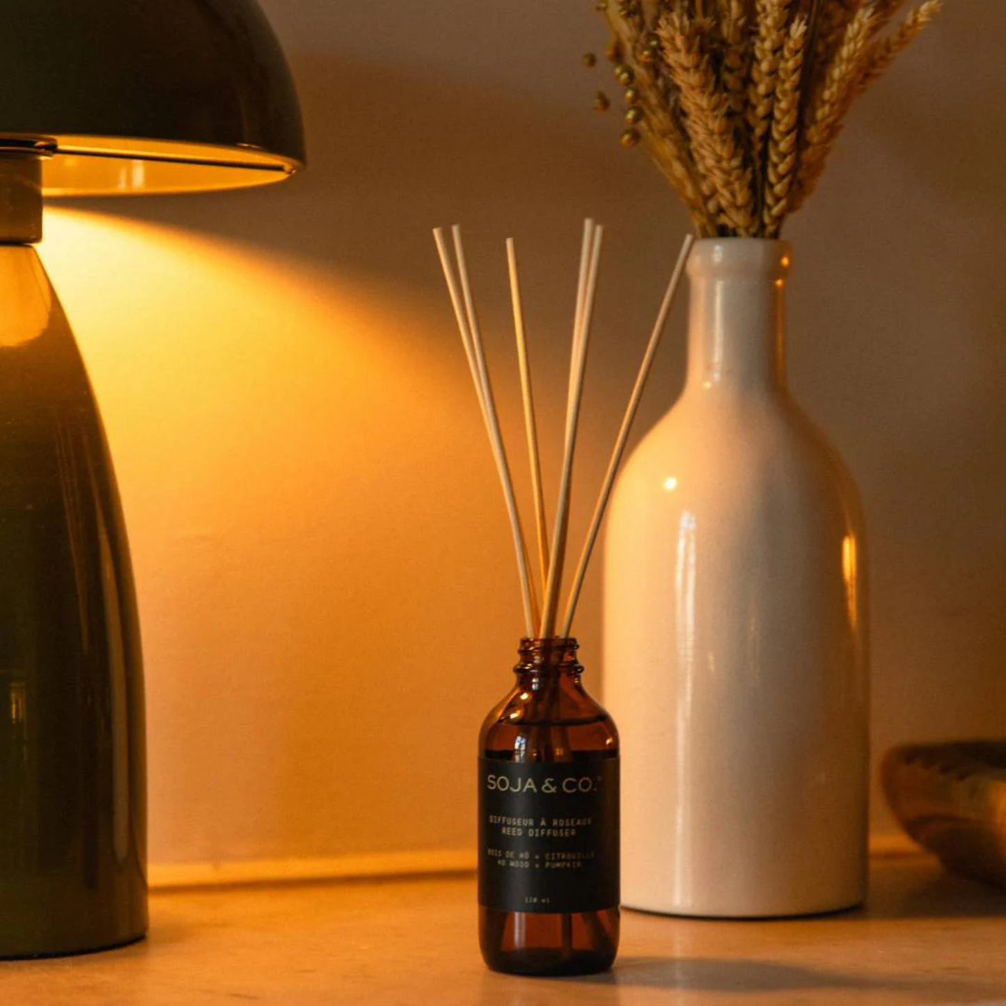 Soja & Co Reed Diffuser - Ho Wood + Pumpkin