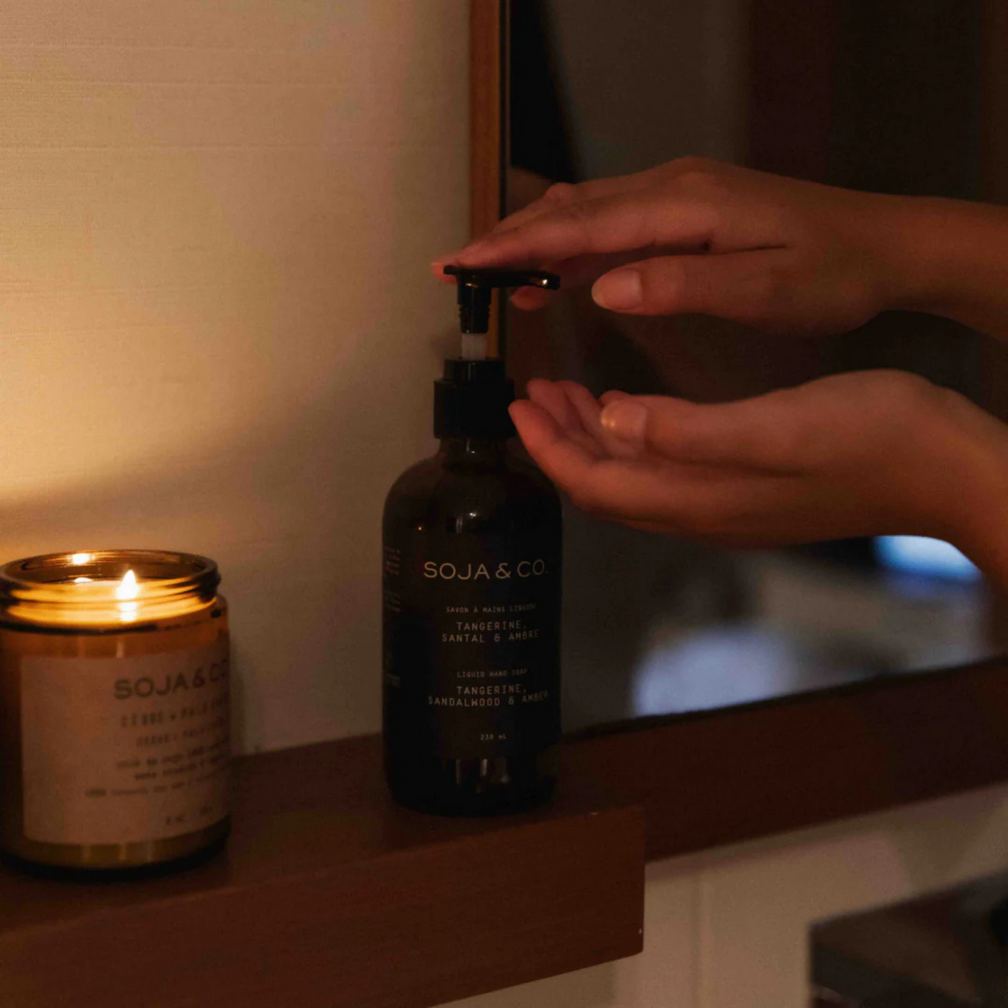 Soja & Co Hand soap - Tangerine, Santal & Ambre