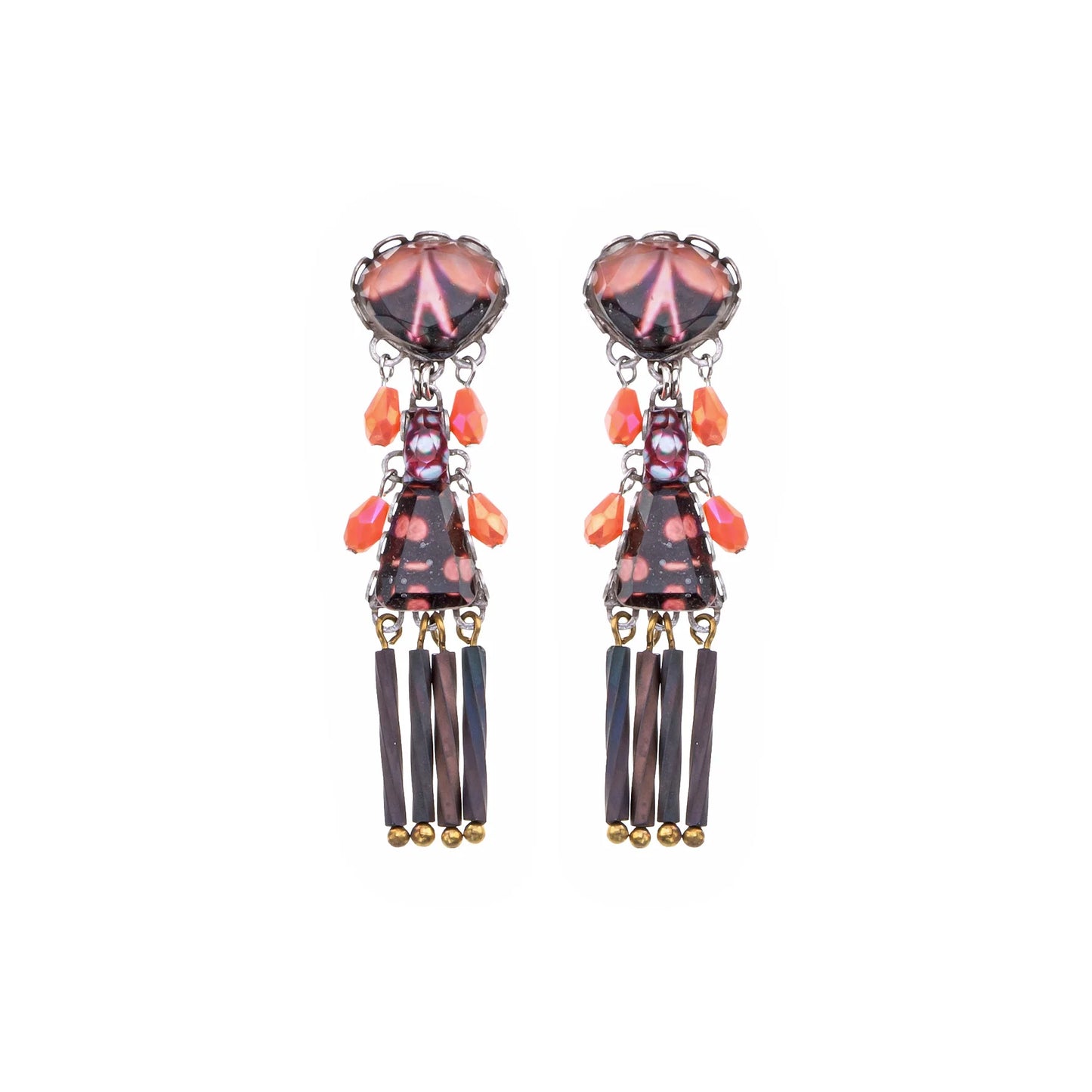 Rosy Clay Rosemelt Earings