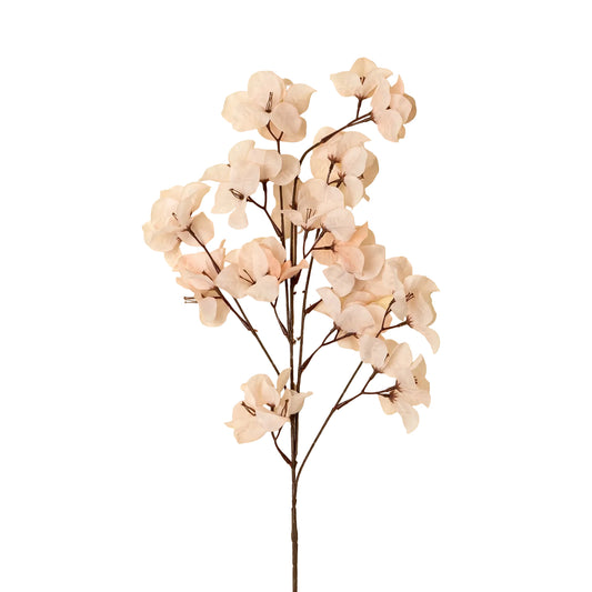 Faux Bougainvillea Spray, Light Pink