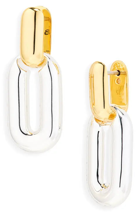 Puffy Detachable Link Earrings