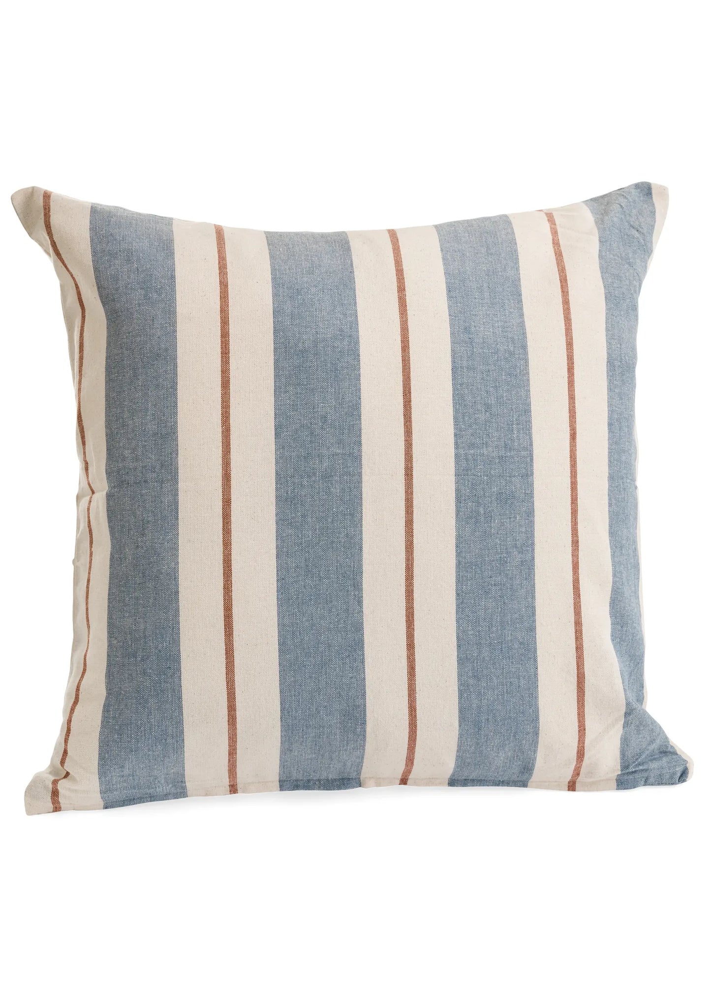 Striped Cushion Navy & Natural-20x20