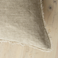Lina Linen Pillow - Almond