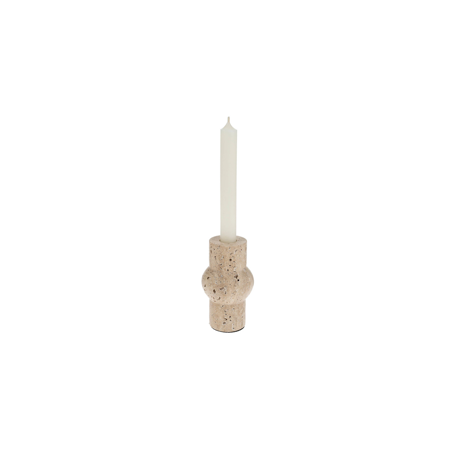 Nora Travertine Candle Holder