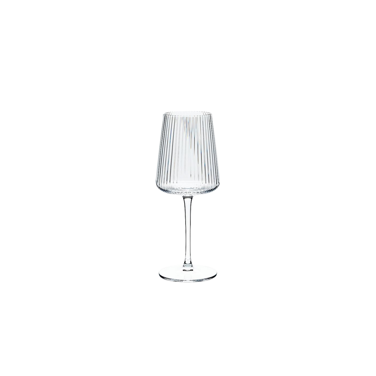 Optic Wine Glass - Ribbed