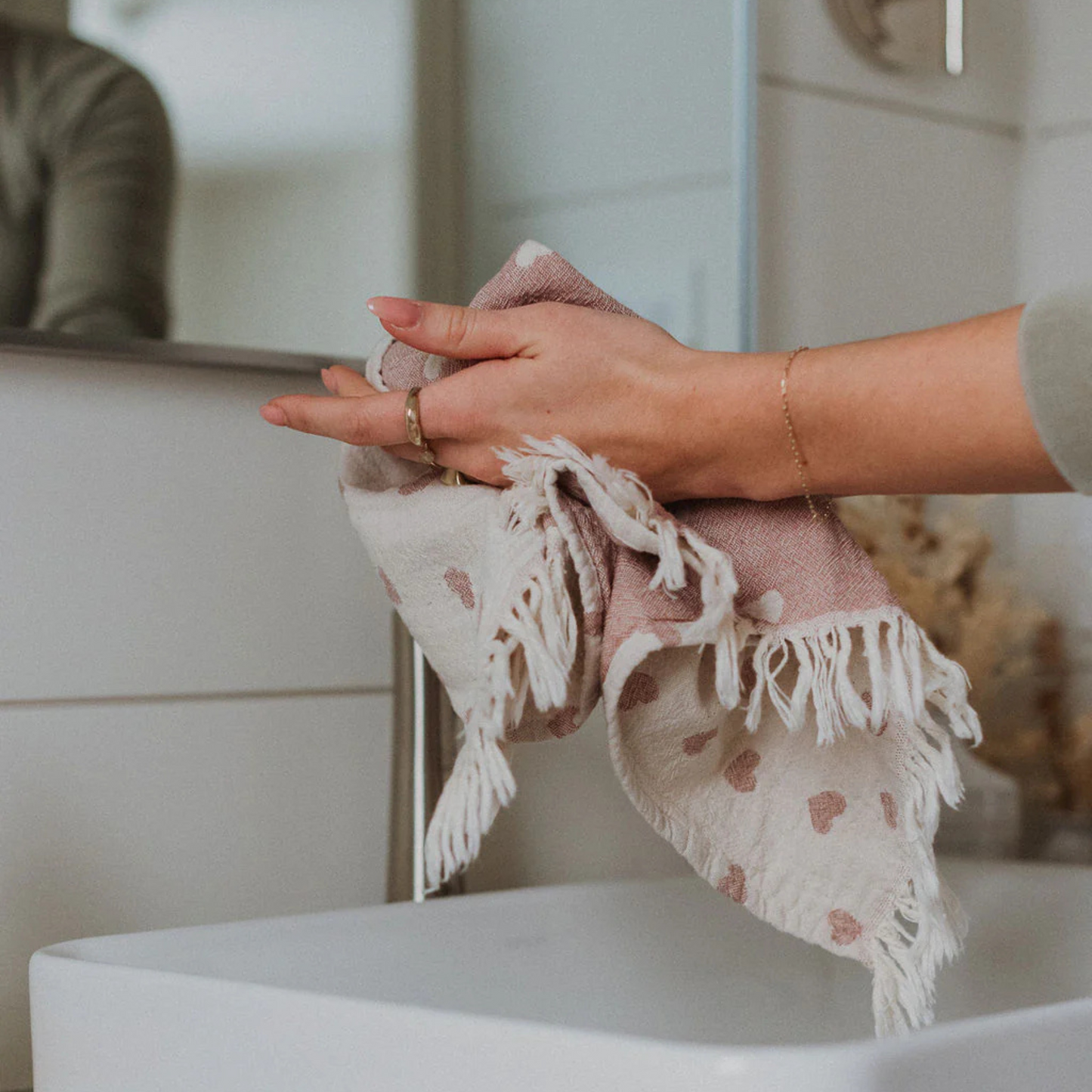 Have a Heart Hand Towel - Set of 2