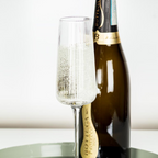 Optic Flute Glass - Ribbed