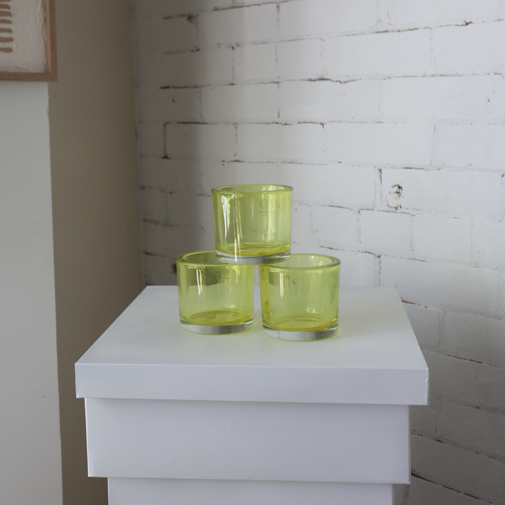 Glass Cup Tea Light Holder