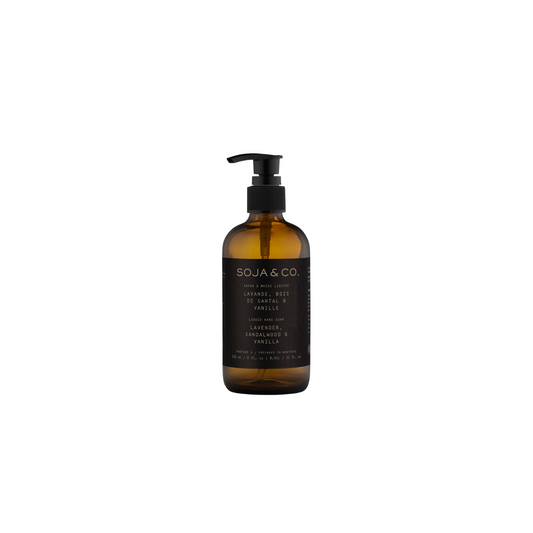 SOJA&CO Hand Soap - Lavender, Sandalwood + Vanilla