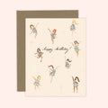 Birthday Floral Cake Card