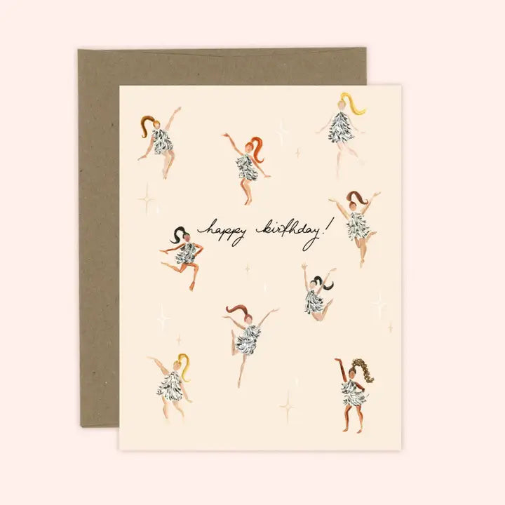 Birthday Floral Cake Card
