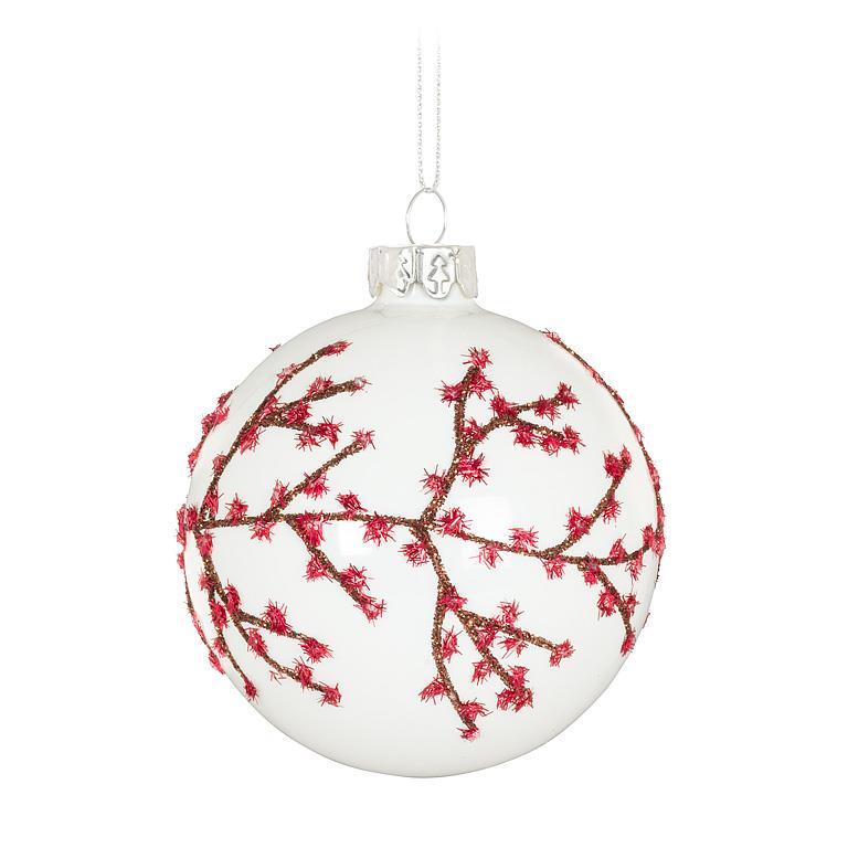 Berries on Branch Ball Ornament