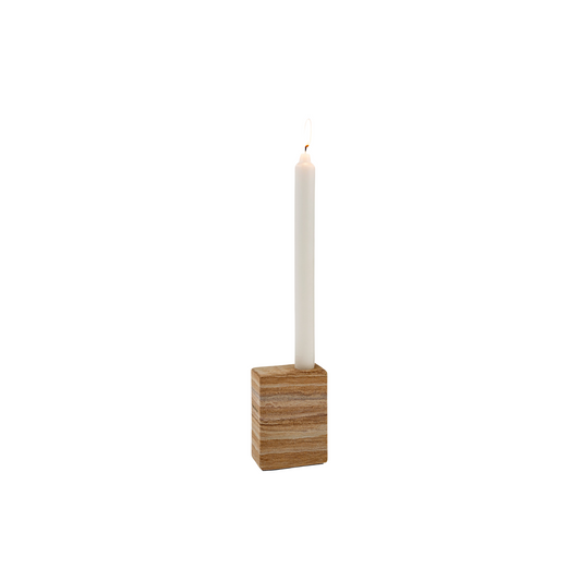 Cubic Candle Holder - Sandstone