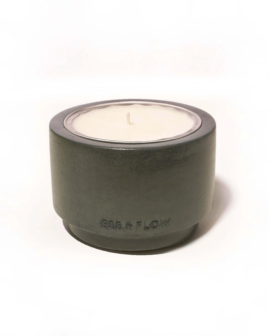 Refillable Concrete Candle Set-Sage & Spear