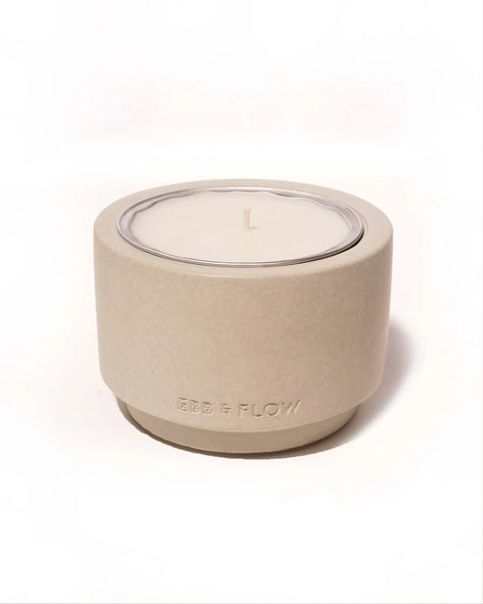 Refillable Concrete Candle Set-Grapefruit & Cardamom