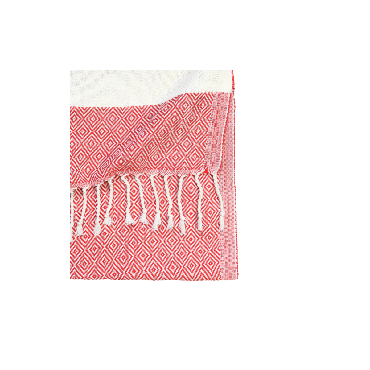 Diamond Hand Towel - Red