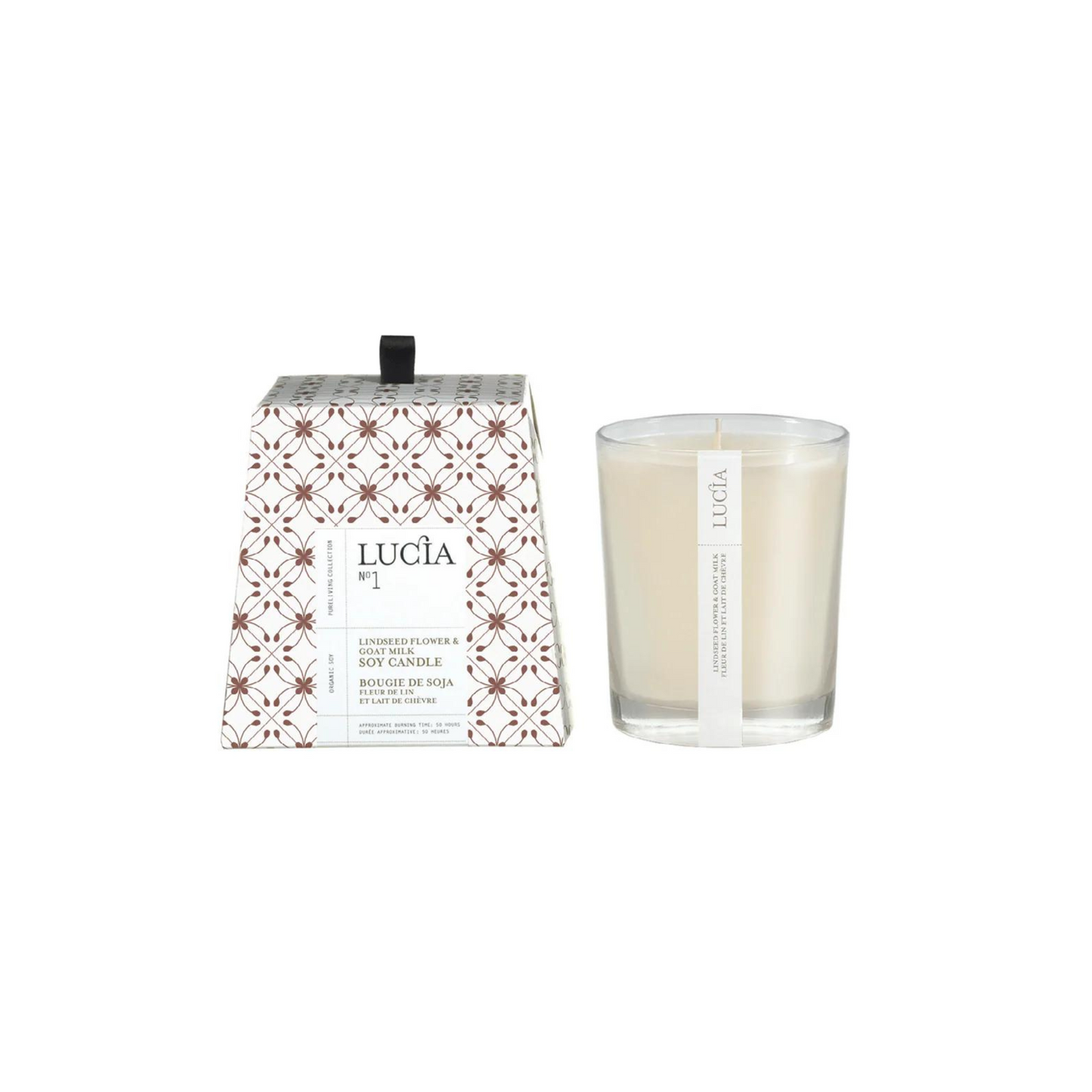 Lucia Soy Candle - Linseed Flower & Vanilla