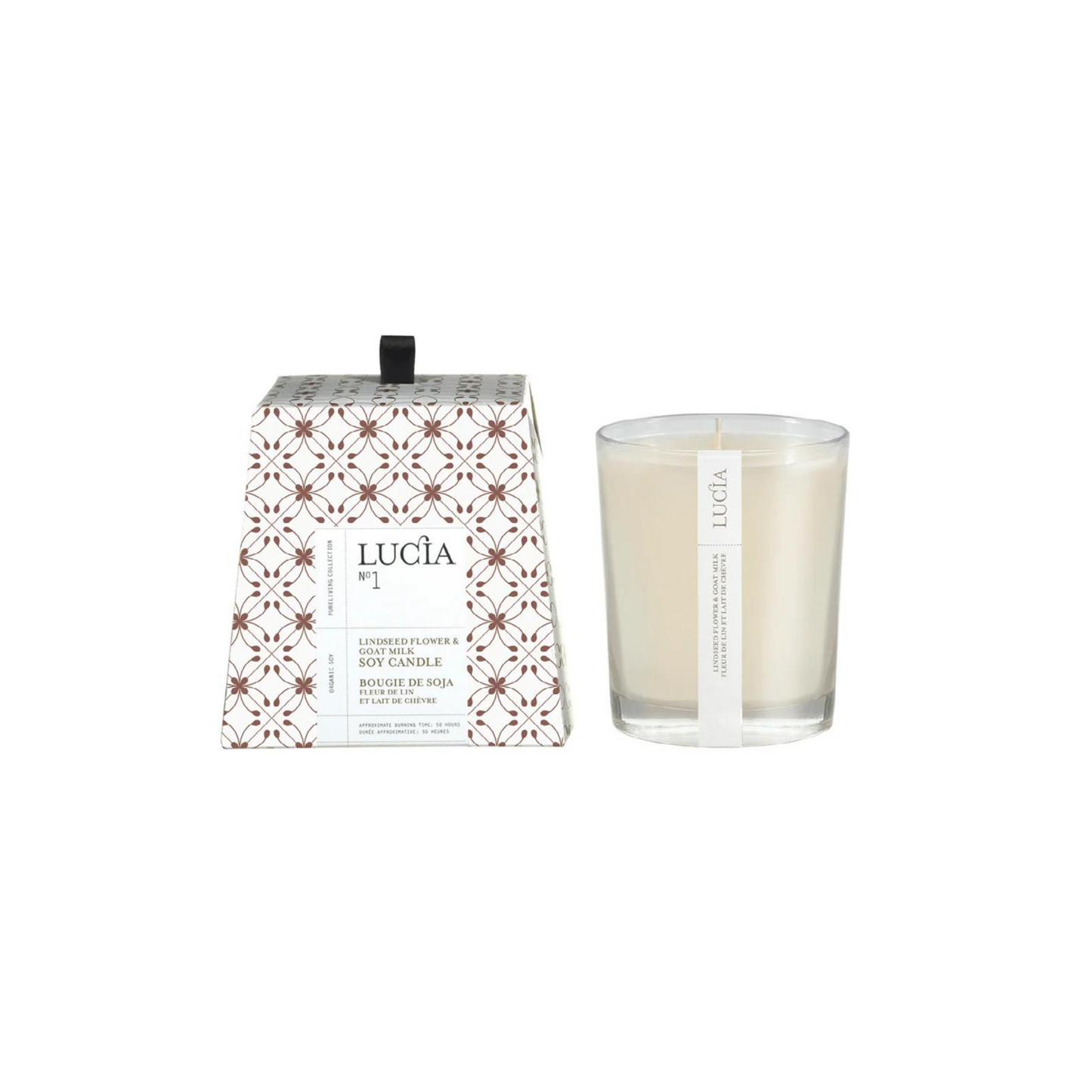 Lucia Soy Candle - Linseed Flower & Goatsmilk