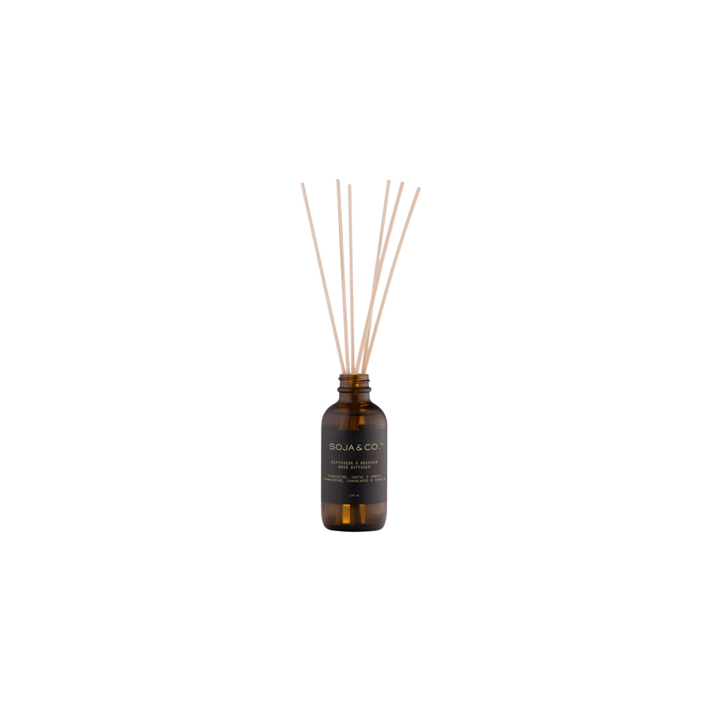 Reed Diffuser - Tangerine, Sandalwood + Amber