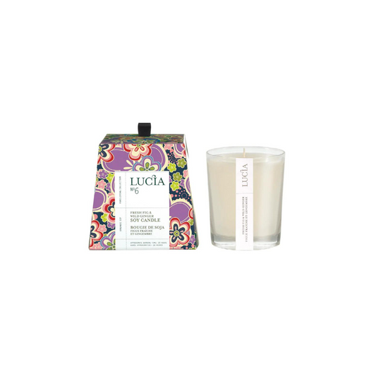 Lucia Soy Candle - Fresh Fig & Wild Ginger