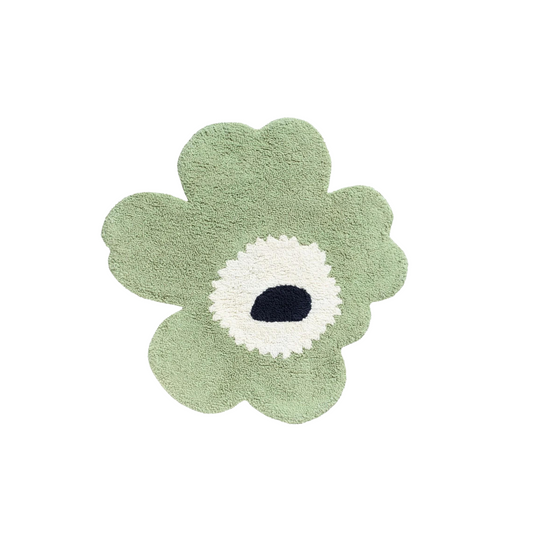 Unikko Terry Bath Matt - Sage/Cream